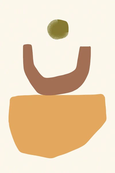 Shape Tower Illustration by Merle Callesen multi panel art