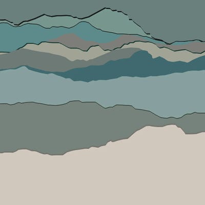 Silhouette Abstract Art by Merle Callesen multi panel art