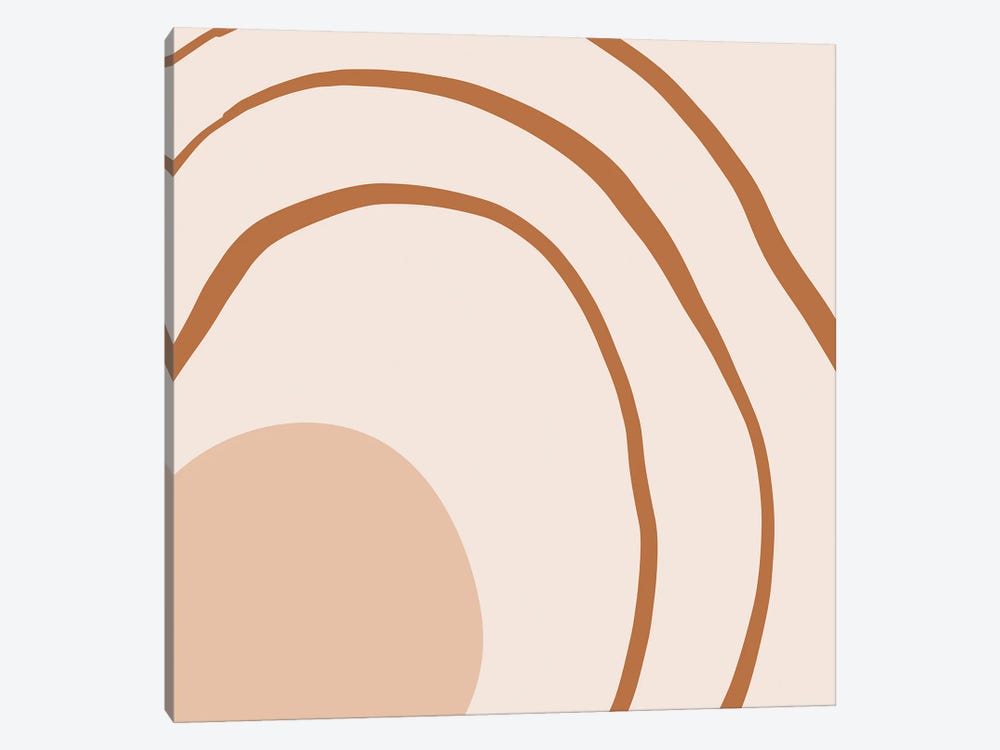 Simple Abstract Base by Merle Callesen 1-piece Canvas Wall Art