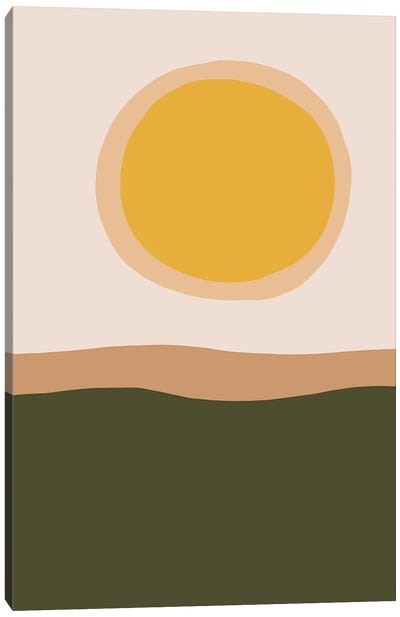 Simply Sunrise Canvas Art Print - Merle Callesen