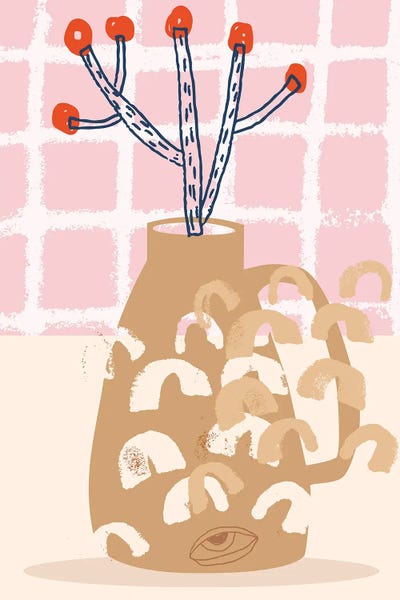 The Mad Vase Illustrations by Merle Callesen multi panel art