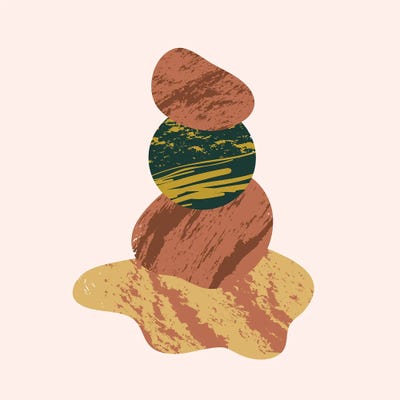 Tower Of Beauty Abstracts by Merle Callesen canvas print