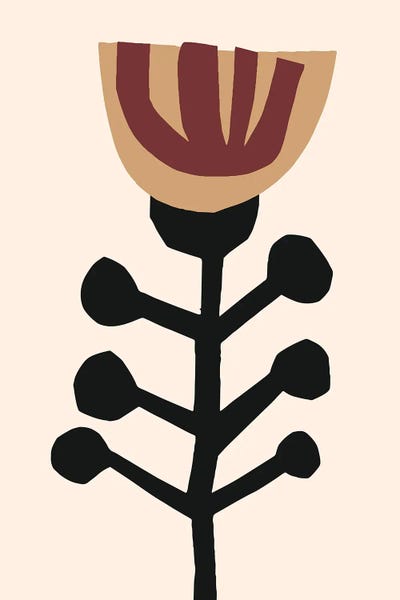 The Cut Outs Collection: Beautiful Flower Print by Merle Callesen