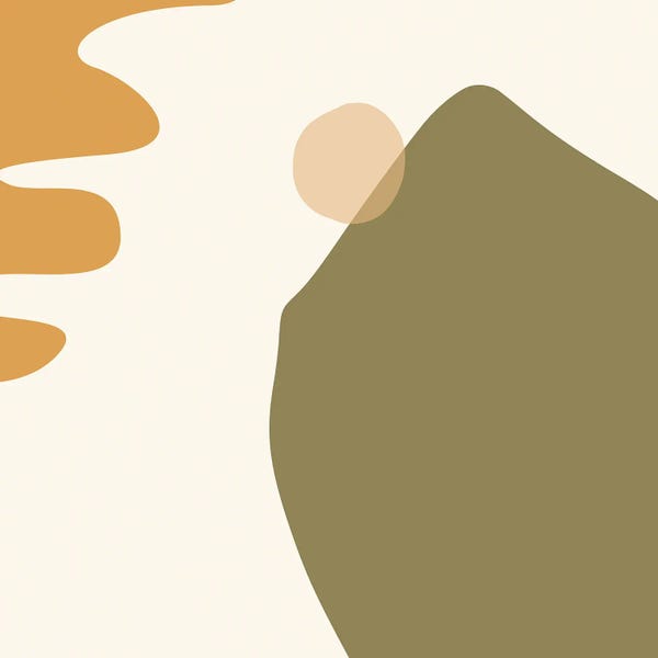 '70s Aesthetic: Wavy Abstract Paintings by Merle Callesen