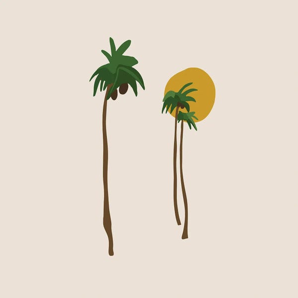 Merle Callesen: Palm Love Minimalism Design by Merle Callesen