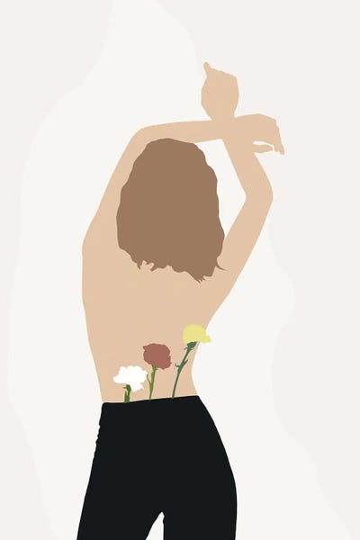 Merle Callesen: One With Nature Illustration Art Minimal by Merle Callesen