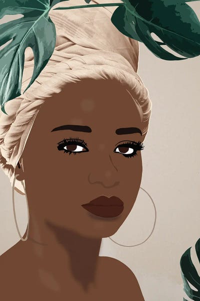 Merle Callesen: The First Chapter Portrait Art Abstract by Merle Callesen