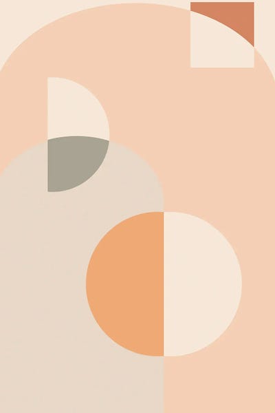 Geometric Elements Mid Century Modern Geometry Art Abstract by Merle Callesen multi panel art