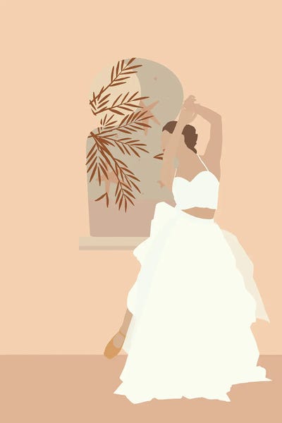 Merle Callesen: Mediterranean Dance Illustration Art Window by Merle Callesen