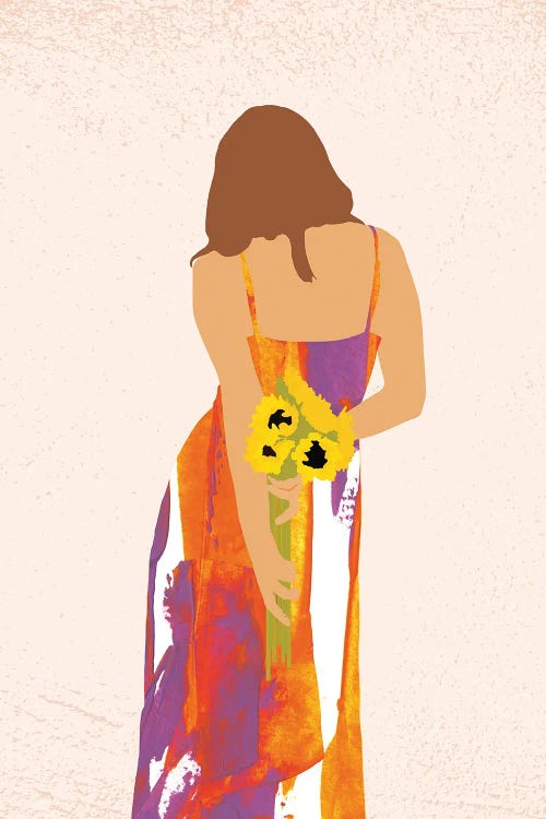 Surprise Illustration Art Minimal by Merle Callesen wall art