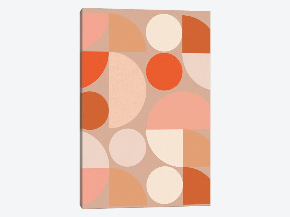 Shapes Geometric Minimal Abstract Bauhaus Art Modern by Merle Callesen 1-piece Art Print