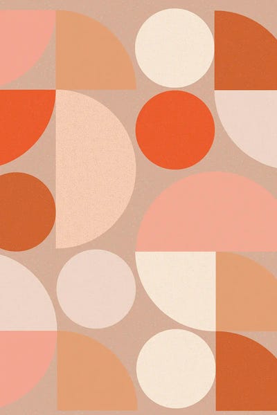 Bauhaus: Shapes Geometric Minimal Abstract Bauhaus Art Modern by Merle Callesen