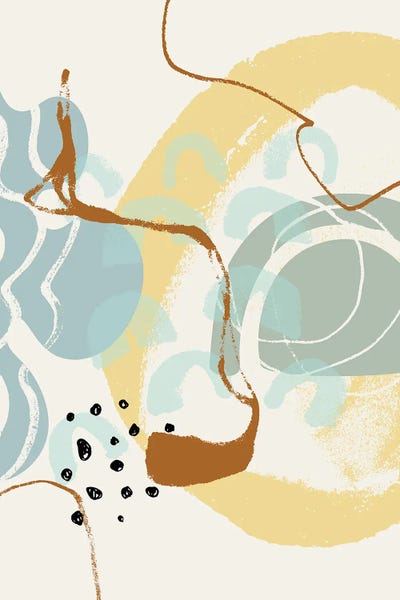 Confused Illustration Digital by Merle Callesen multi panel art