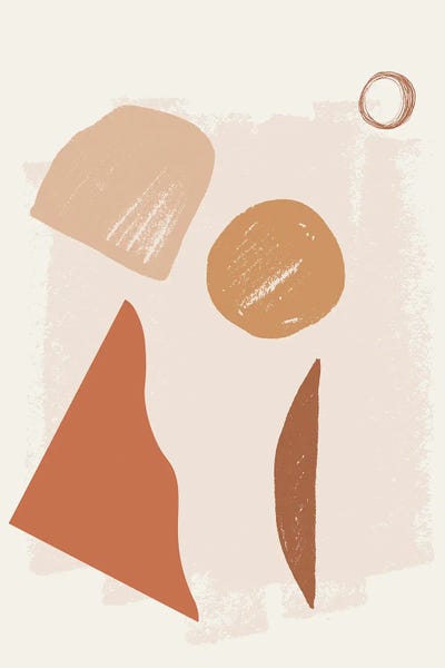 Contemporary Shapes by Merle Callesen multi panel art