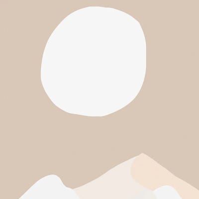 Desert Vibes Abstract Art by Merle Callesen canvas print