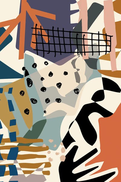 The Cut Outs Collection: Flowery Abstracts Minimals by Merle Callesen