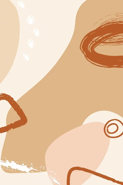 Abstract Minimal Shapes by Merle Callesen multi panel art