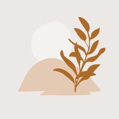 Island Minimalistic Digital by Merle Callesen multi panel art