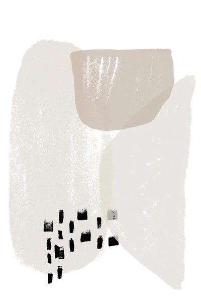 Less Is More Minimalism by Merle Callesen canvas print