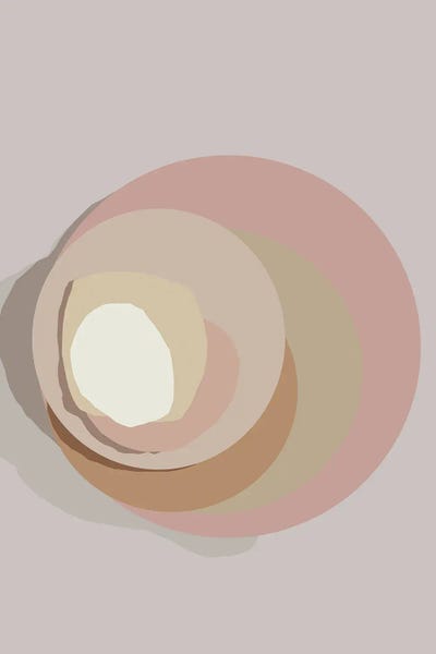Merle Callesen: Mid Century Circles Abstracts by Merle Callesen