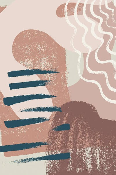 Mid Century Modern Abstract by Merle Callesen multi panel art