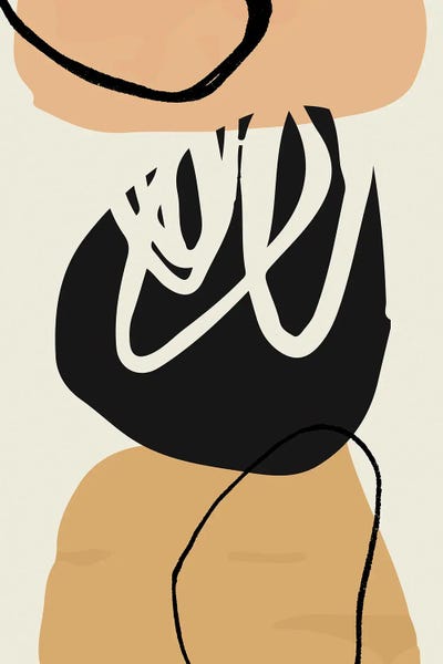 Minimal Shapes Contemporary by Merle Callesen canvas print