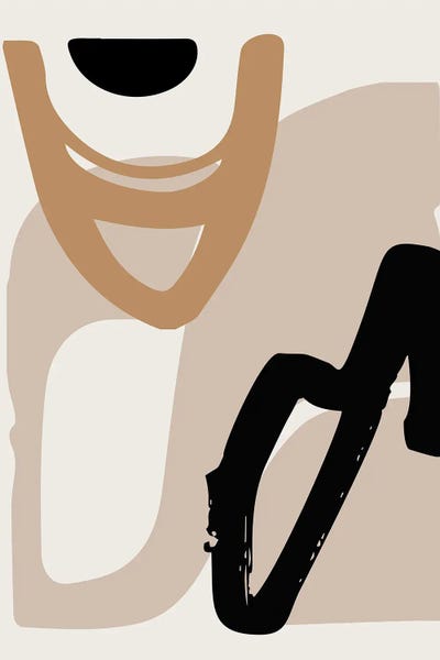 Minimal Graphics Mid Century by Merle Callesen canvas print