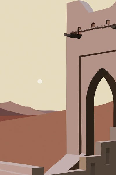 Moroccan Décor: Oriental Vibes Abstract by Merle Callesen