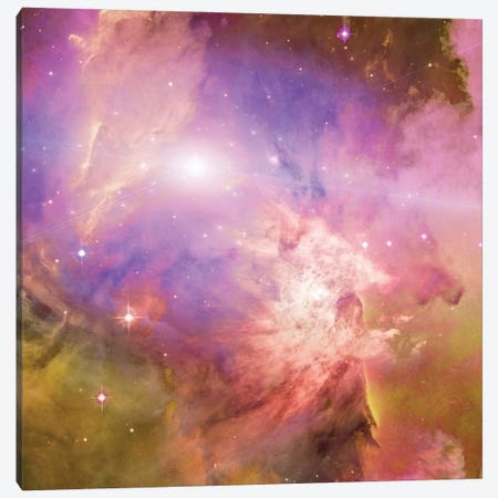 3D Rendering Of Vivid Nebula In Galactic Space Canvas Print #RLF15} by Bruce Rolff Canvas Print