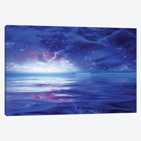 Horizon Of Blue Canvas Print #RLF178} by Bruce Rolff Canvas Art