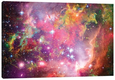 Stellar Nursery In The Rosette Nebula Canvas Art Print - Nebula Art