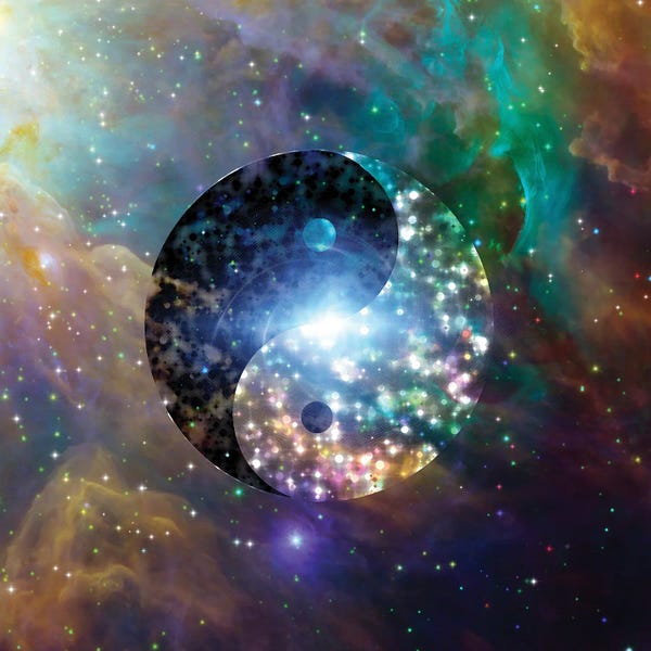 Stocktrek Images: Yin Yang Vivid Colorful Celestial by Bruce Rolff