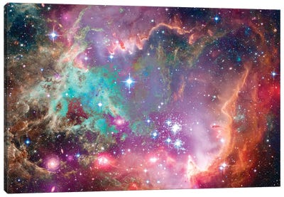 Stellar Nursery In The Rosette Nebula Canvas Art Print - Nebula Art