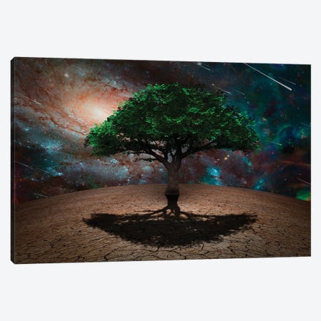 Tree Of Life, Sci-Fi Art Canvas Print #RLF339} by Bruce Rolff Canvas Wall Art