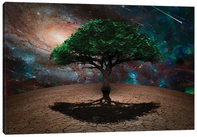 Tree Of Life, Sci-Fi Art Canvas Art Print