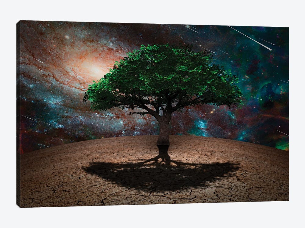 Tree Of Life, Sci-Fi Art by Bruce Rolff 1-piece Canvas Art Print