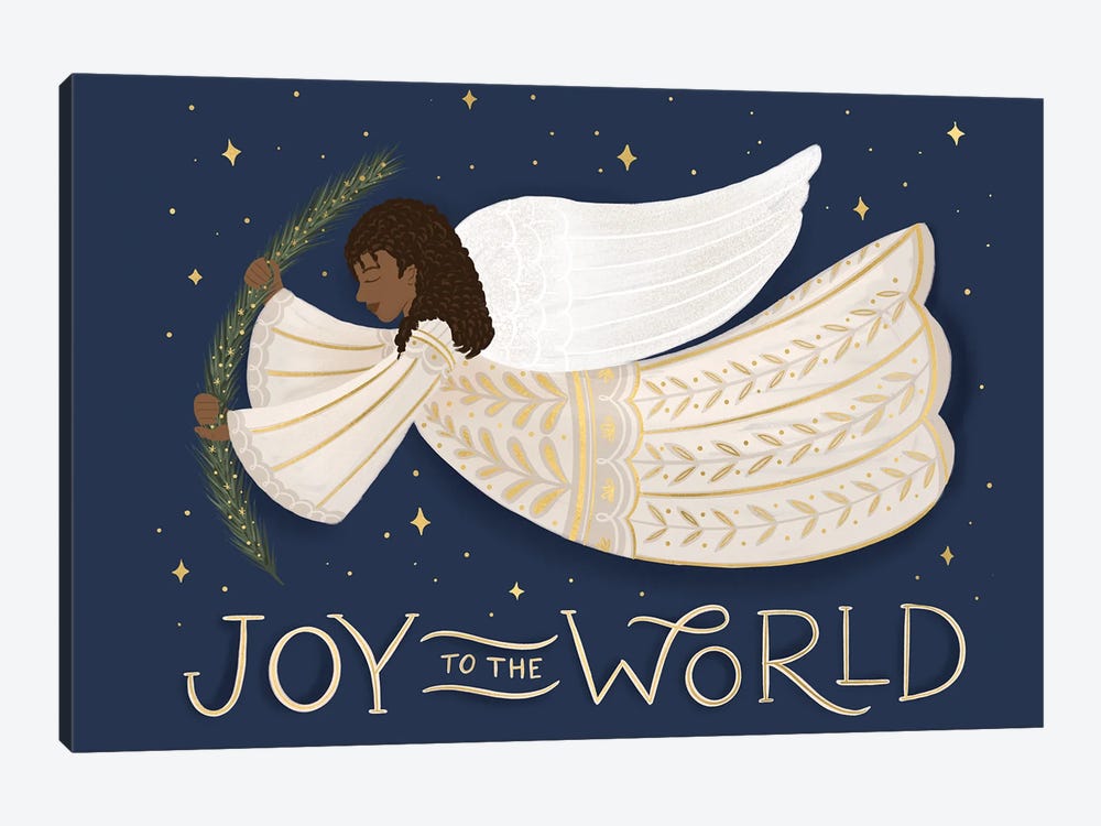 Joy to the World by Richelle Lynn Garn 1-piece Canvas Art Print
