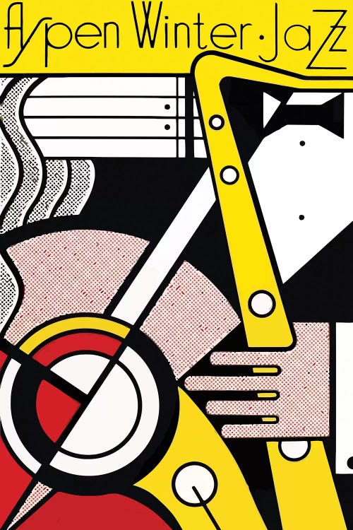 Aspen Winter Jazz, 1967 by Roy Lichtenstein wall art