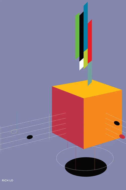 Music Box by Rich Lo wall art