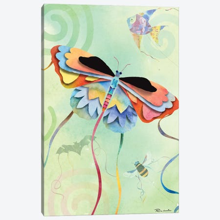 Butterfly Canvas Print #RLO5} by Rich Lo Art Print