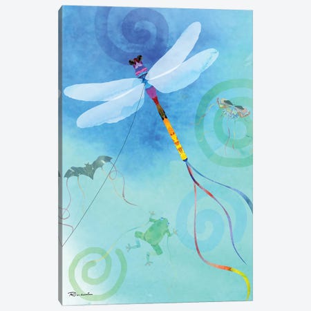 Dragonfly Canvas Print #RLO6} by Rich Lo Canvas Print