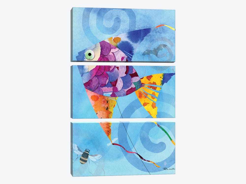 Fish by Rich Lo 3-piece Art Print