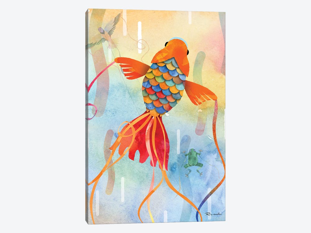 Goldfish by Rich Lo 1-piece Canvas Wall Art