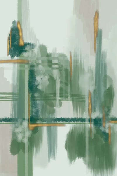 Spun With Gold I by Renel Peters canvas print