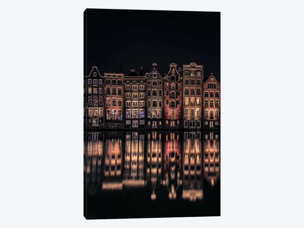 Amsterdam By Night by Robin Scholte 1-piece Art Print
