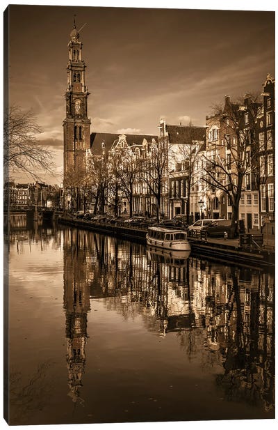Westerkerk Amsterdam Canvas Art Print - Amsterdam Skylines