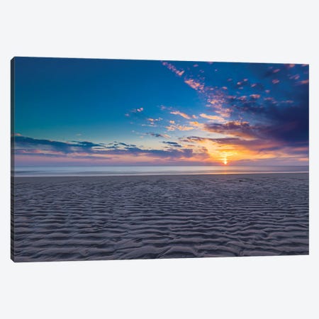 Sunset At Sea Canvas Print #RLT39} by Robin Scholte Canvas Artwork