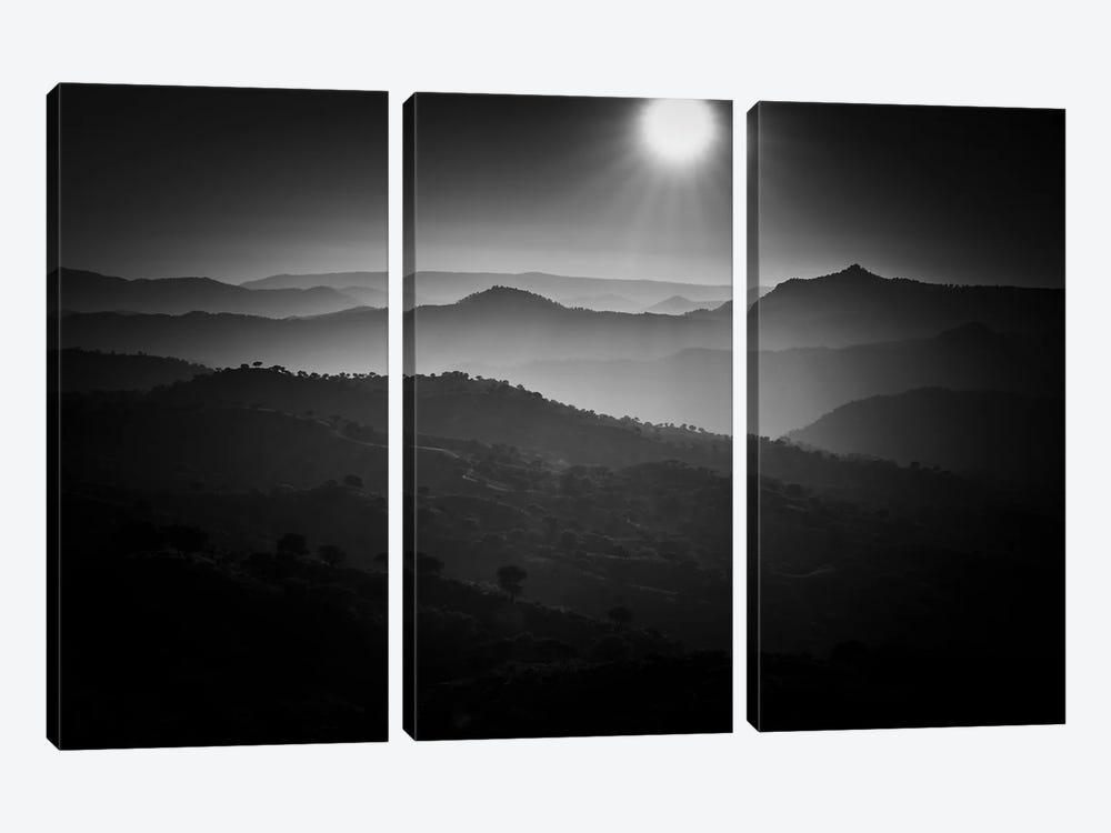 Spanish Sunset In The Mountains by Robin Scholte 3-piece Art Print