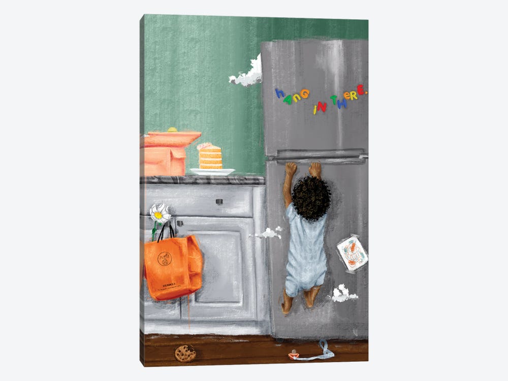 Munchies by Roll Up and Paint 1-piece Canvas Print
