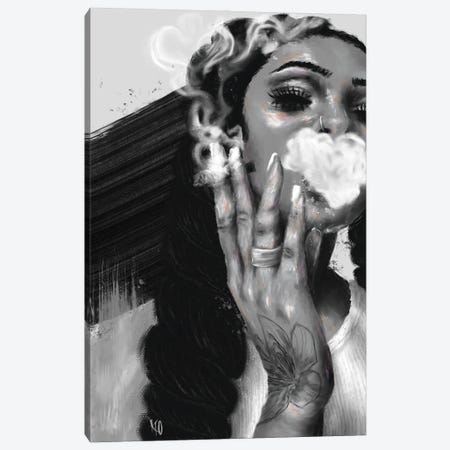 Up In Smoke Canvas Print #RLU15} by Roll Up and Paint Canvas Artwork